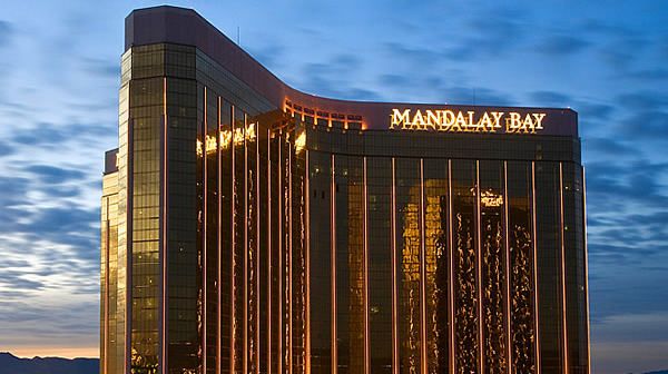 Photo of the Mandalay Bay Hotel & Resort, Las Vegas, NV.