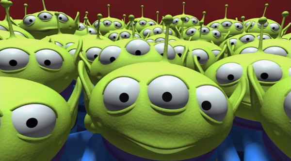 The aliens from Toy Story. Image credit: Disney